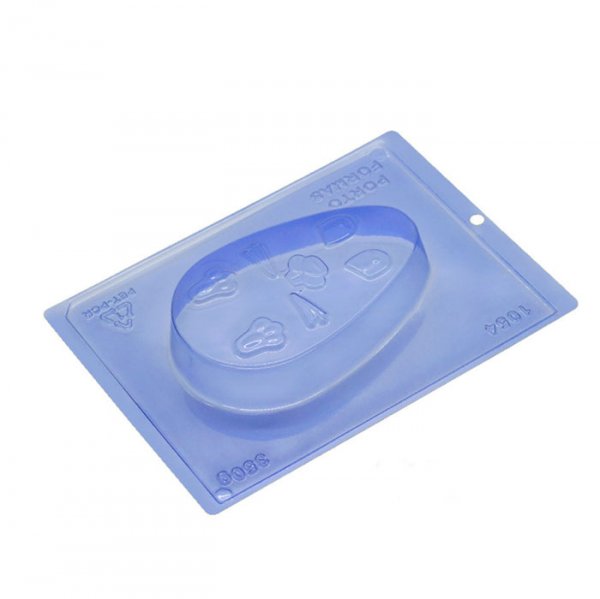 Forma Ovo Achatado Partes Coelhinho - Código 1054 - Porto Formas