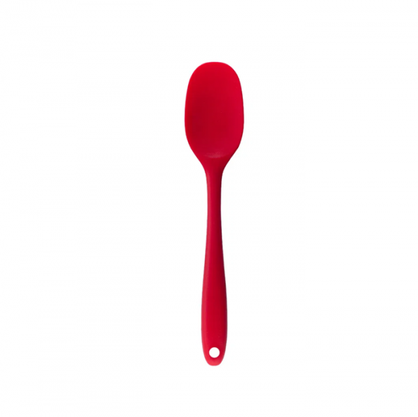 Espatula De Silicone Duplo Redonda Pequena Vermelho - Oikos