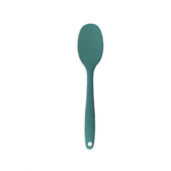 Espatula De Silicone Duplo Redonda Pequena Verde - Oikos