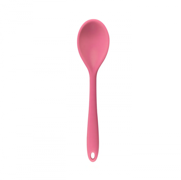Colher Silicone Duplo Rosa - Oikos