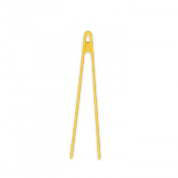 Pegador Silicone Duplo Pequeno Amarelo - Oikos