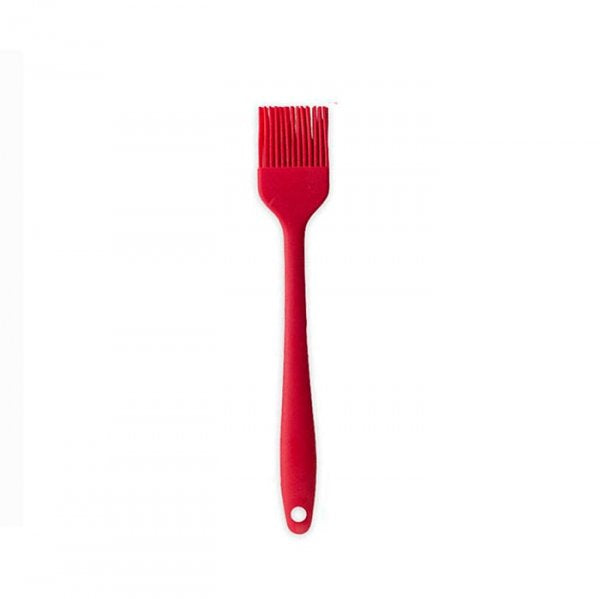 Pincel Mini  De Silicone Duplo  - Vermelho - Oikos