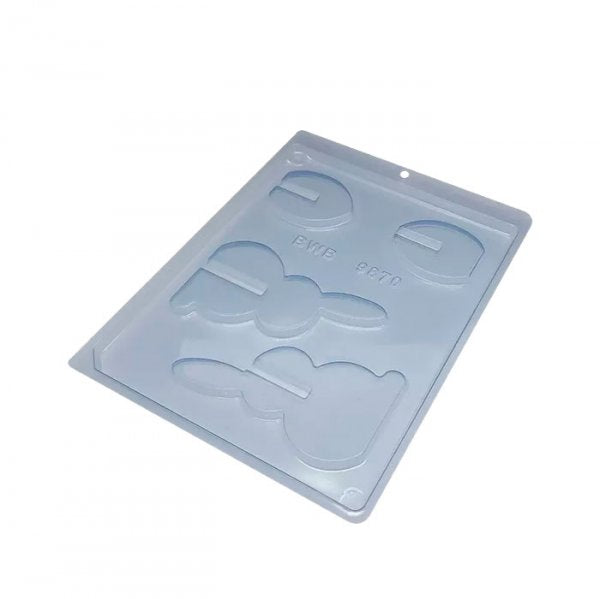 Forma Simples Acetato Coelho 3D 9870 - Bwb