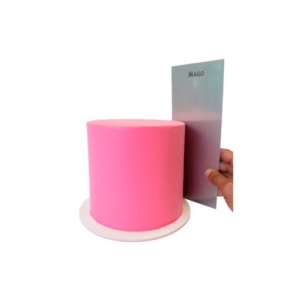 Espatula Alisar Bolo Inox 25Cmx10Cm - Mago