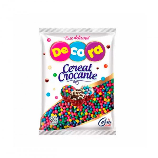 Cereal Crocante Colorido Bebê  500G - Decora Festa