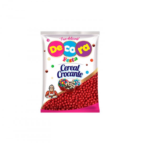 Mini Cereal Vermelho 500G - Decora Festa