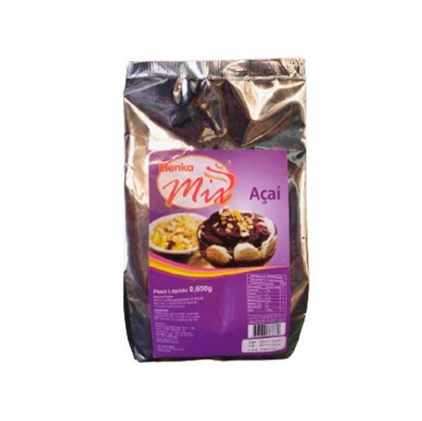 Base Em Pó Elenka Mix Açaí 0,650G - Gelatgel