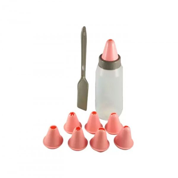 Decorador De  Bolos Com 8 Bicos 0,35Ml - Injetemp