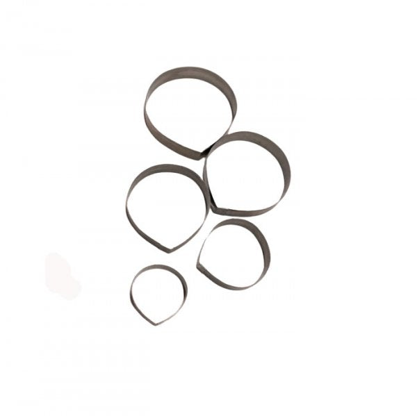 Cortador Em Aço Inox Rosa 5 Peças Ca515 - Prime Chef