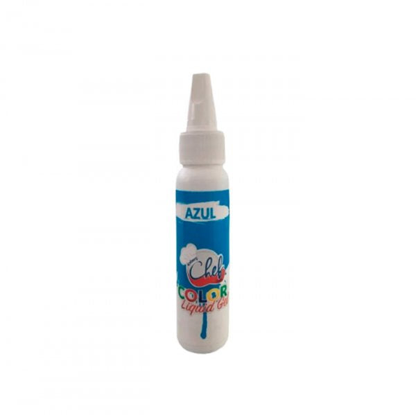 Corante Color Liquid Gel Azul 60G - Iceberg Chef