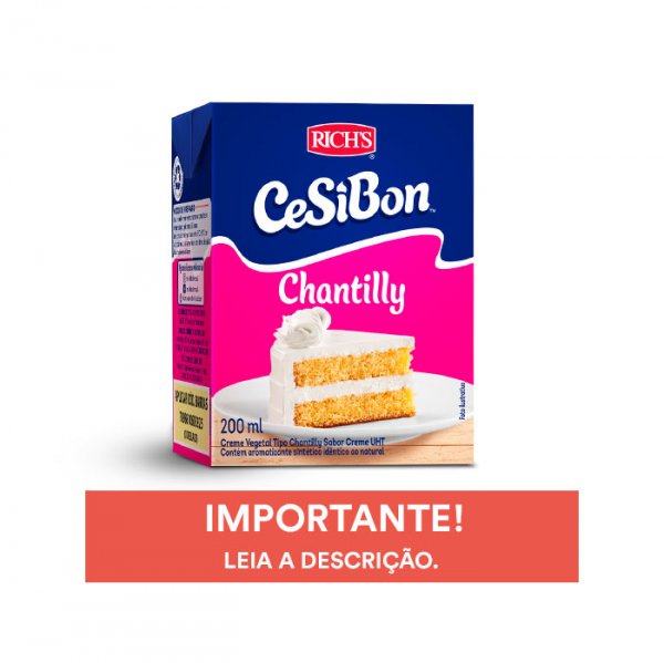 Chantilly Cesibon Original 200G - Rich'S