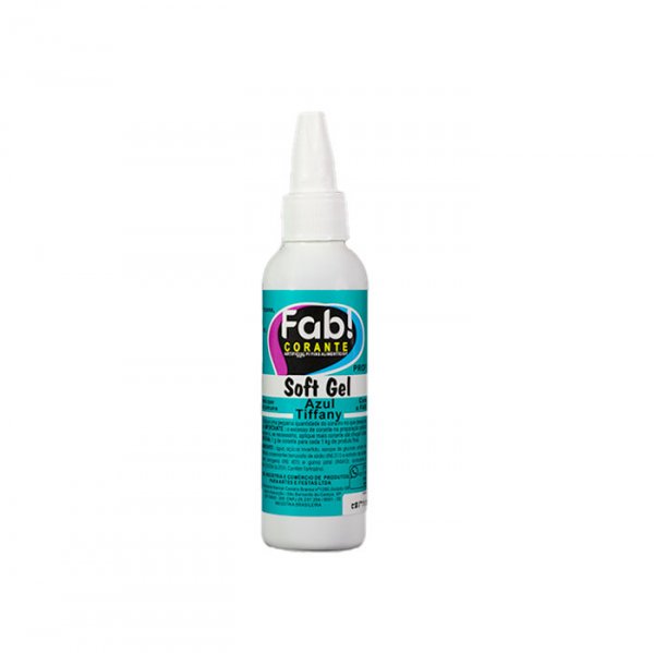 Corante Soft Gel Azul Tiffany 60G - Fab!