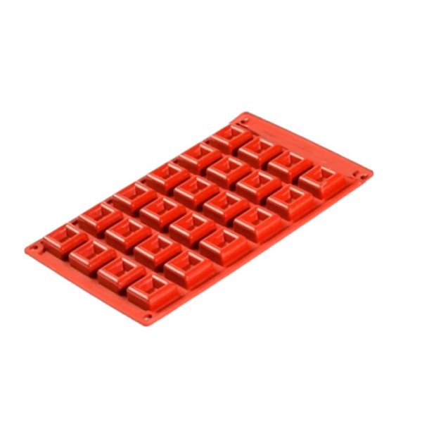 Forma De Silicone Savarin Quadrada Pequena  - Silikomart