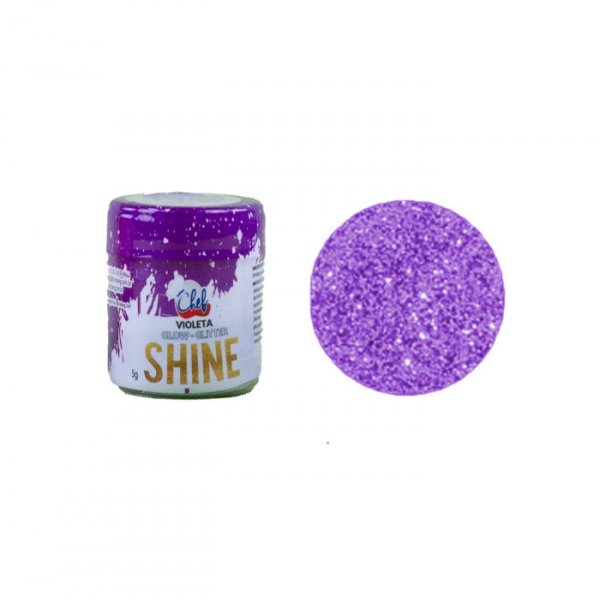 Glitter Glow Violeta 5Gr Shine - Iceber Chef