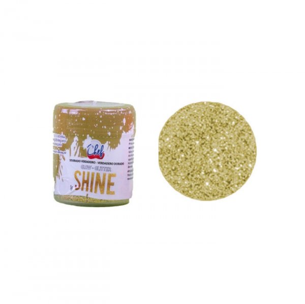 Glitter Glow Ouro  5Gr Shine - Iceber Chef