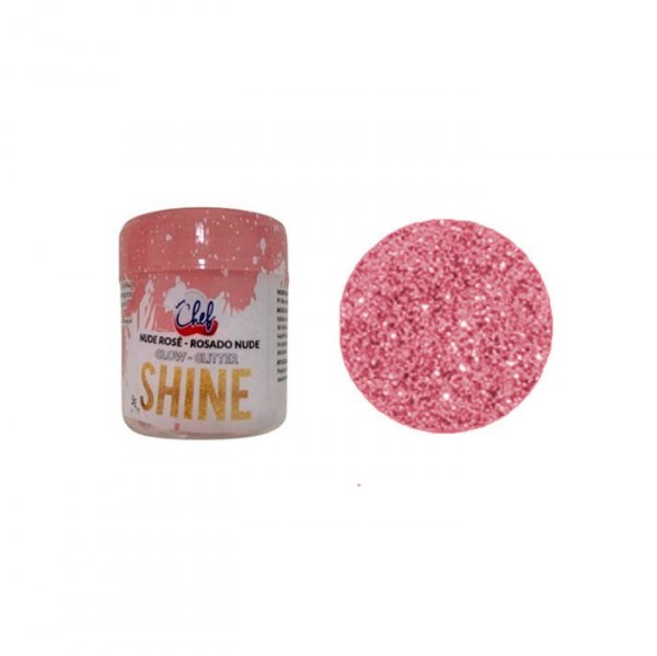 Glitter Glow Nude Rose 5Gr Shine - Iceber Chef