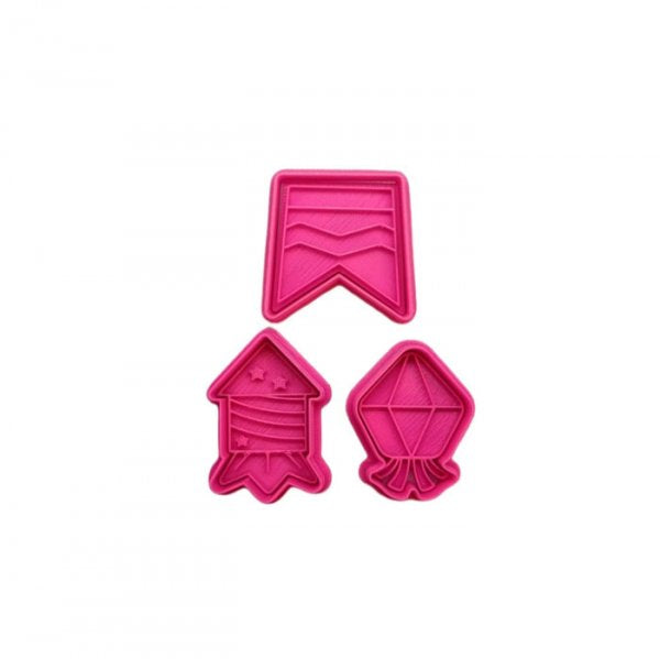 Kit Cortador + Carimbo Festa Junina 3D - R.R. Oliveira