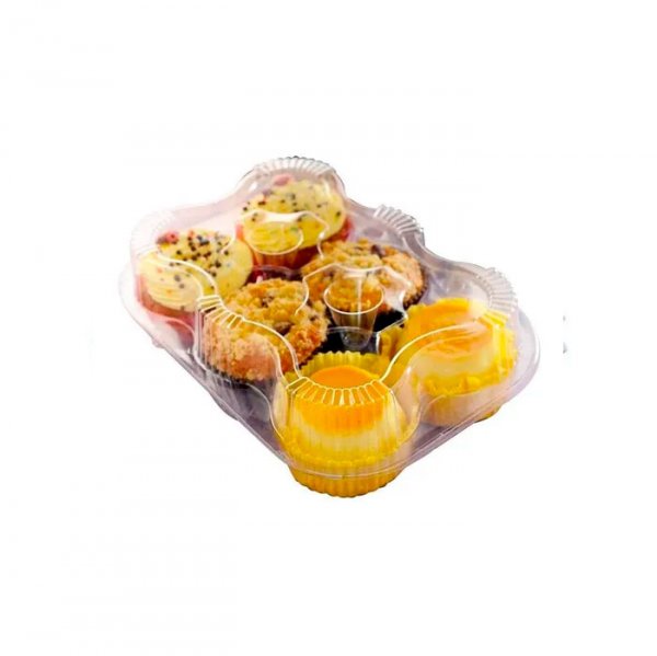 Embalagem G16 Para 6 Doces/Salgados C/5 - Galvanotek