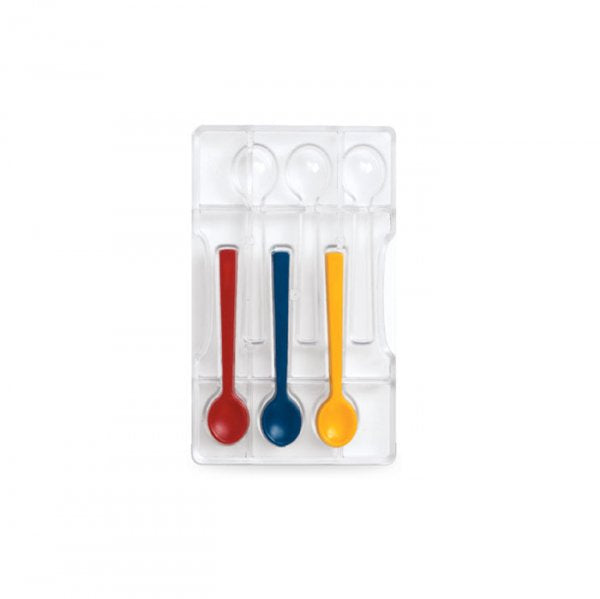 Molde Para Chocolate 'Colher De Chá' - 6 Cavidades - Decora