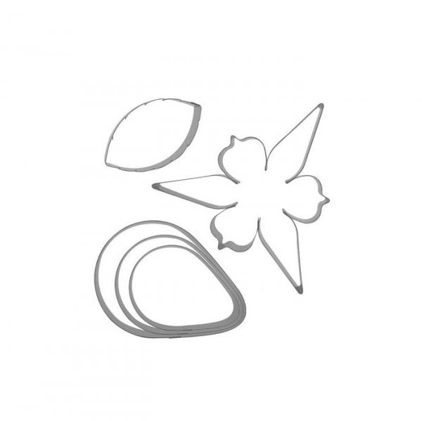 Cortador Aço Inox Pétalas/ Sépala/ Folha M - R R Oliveira