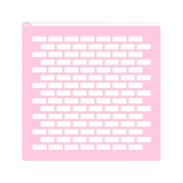 Stencil Tijolinho 1 - 13,5 X 13,5 Cm- R R Oliveira