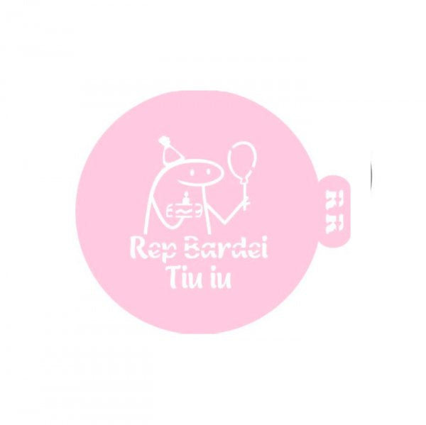 Stencil Flork 1  - 11,5 X 10 Cm- R R Oliveira