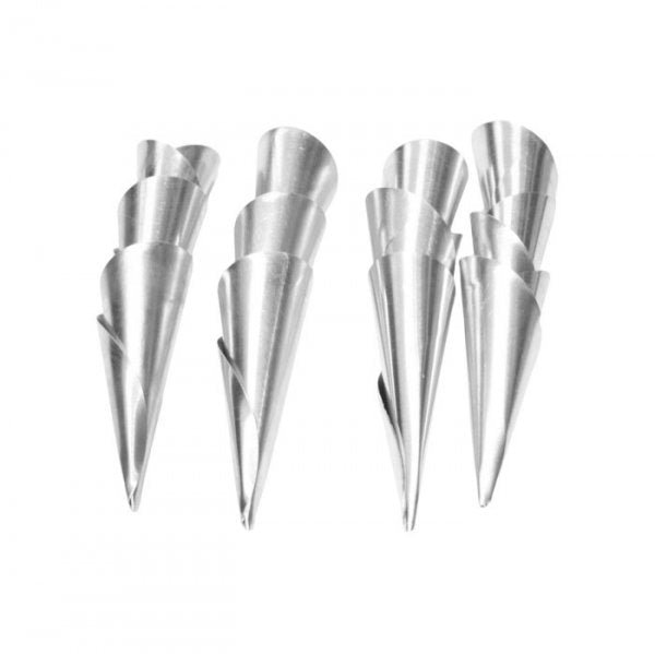 Forma Canudo Folhado 9,0 X 3,0Cm  12 Uni. Cod. 4005 - Metasa