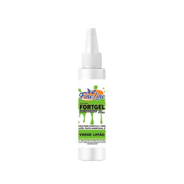 Corante Fortgel 30G Verde Limão - Fine Line