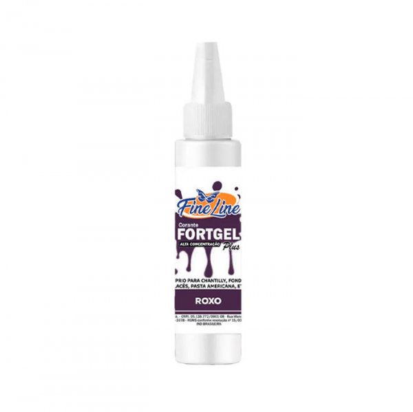 Corante Fortgel 30G Roxo  - Fine Line