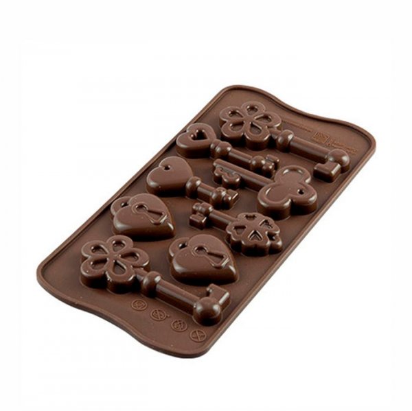 Forma Para Chocolate Chaves - Silikomart