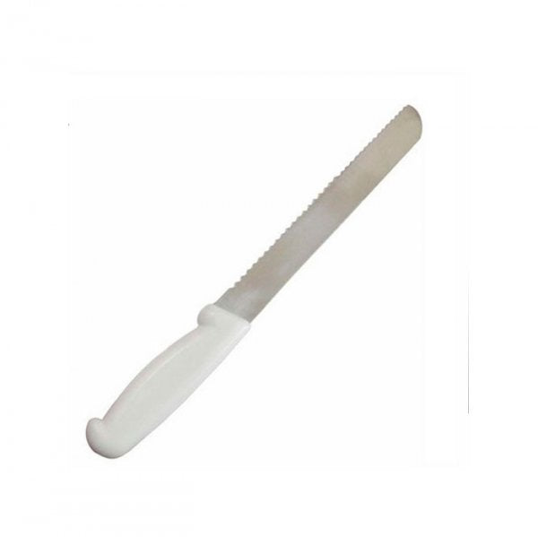 Faca Profissional Inox Fio Ondulado Serra 20Cm - Solrac