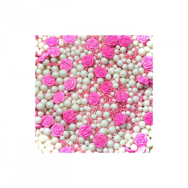 Sprinkles  Pink Flower 50G - Rico