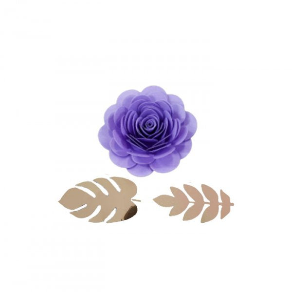 Flor Perolada Lilás G  - Jmeg Festas