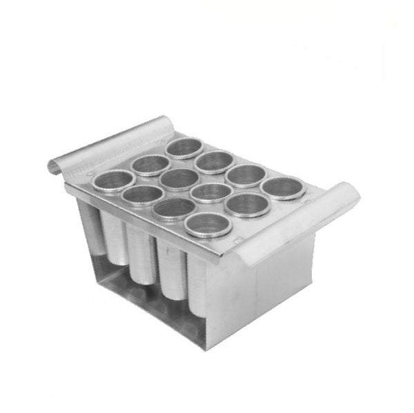 Picoleteira 12 Cavidades - 23x11x13Cm - Metasa