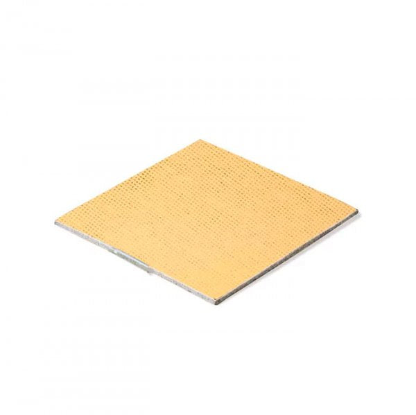Base Laminada Doces Class Quadrada Ouro -  10X10Cm - 30 Un. - Stalden