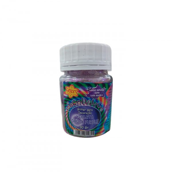 Glitter Psicodélico Violeta 30G - Rico