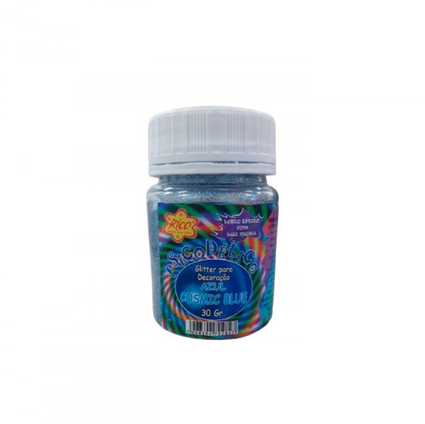 Glitter Psicodelico Azul Cosmic Blue 30G - Rico