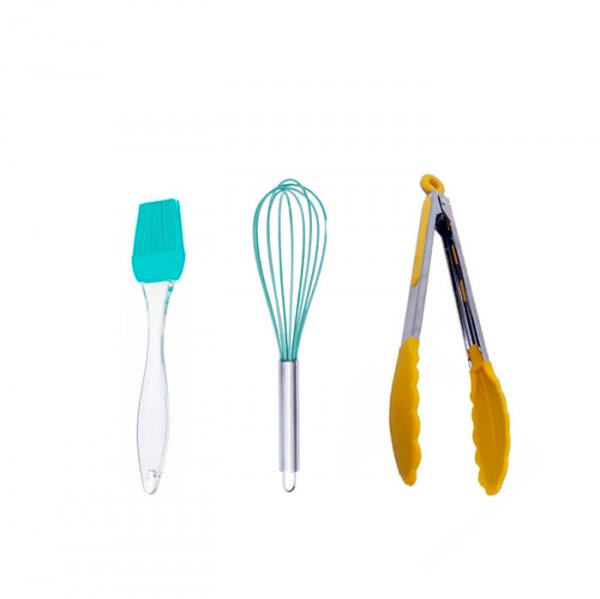 Kit Confeiteiro Com Pincel, Fuet E Pegador - Ud511 -  Le Chef