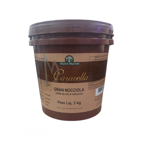 Recheio Caravella Gran Nacciola Creme De Avelã Com Cacau - 3Kg -  Master Martini