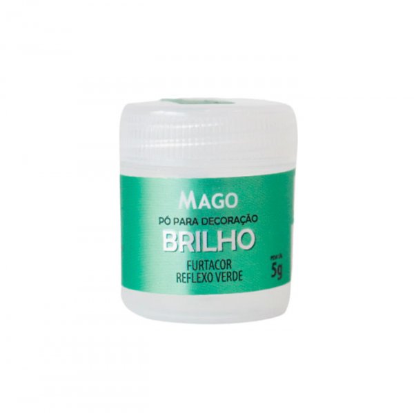 Pó Para Decoração Brilho - Furtacor Reflexo Verde 5G - Mago