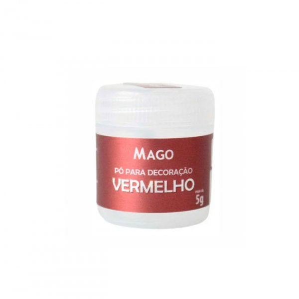 Pó Para Decoração Vermelho 5G - Mago