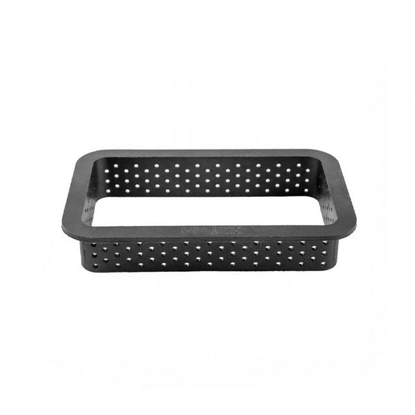 Aro Nylon  Preto Micro Perfurado Retangular Allonsy 9,5X5,5X2 - Cromus