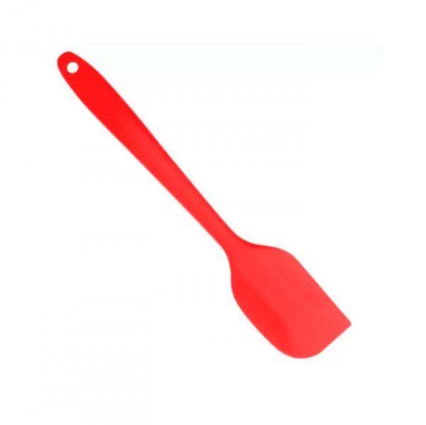 Meia Espátula Em Silicone Vermelho - Partiu Confeitaria