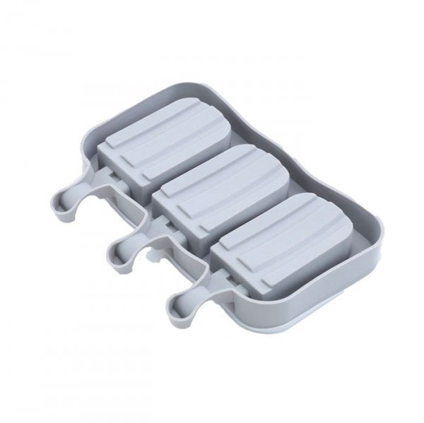 Forma Silicone Picolé Cake 3 Cavidades - 19.5X14  - Allonsy - Cromus