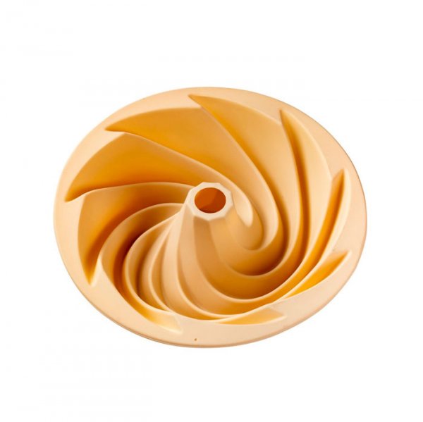 Forma Silicone Espiral Bege Allonsy - 24.5X24.5X7  - Cromus