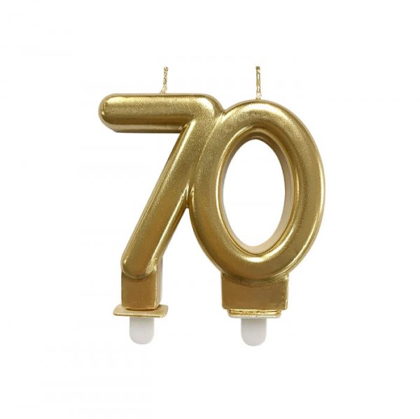 Vela Mb Dourada 70 - Mundo Biazarro