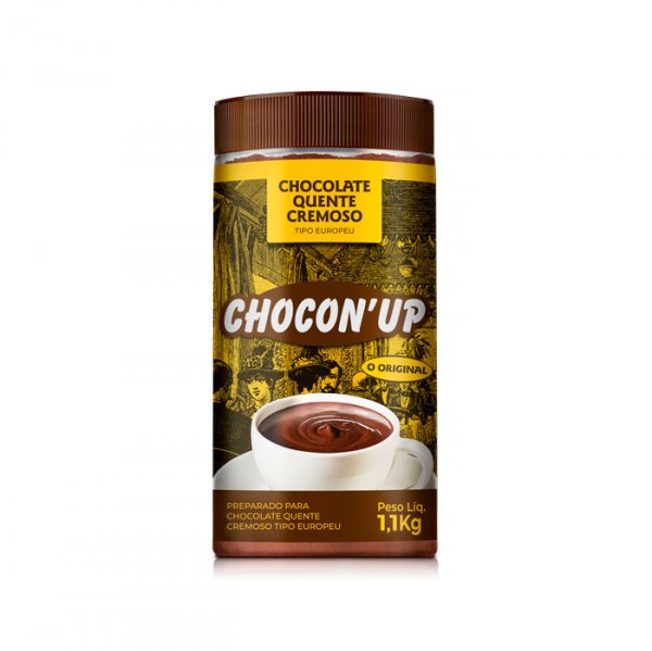 Chocon'up Chocolate Quente Cremoso Tipo Europeu - Pote 1,1Kg - FMB
