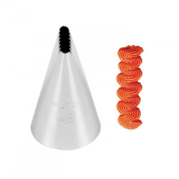 Bico De Confeitar Inox N°48 - Cestas - Wilton