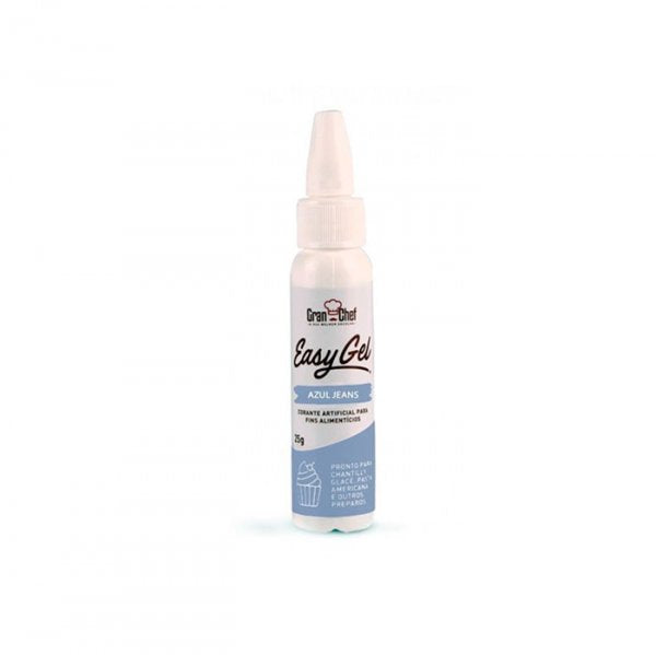 Corante Easy Gel Azul Jeans 25g - Gran Chef