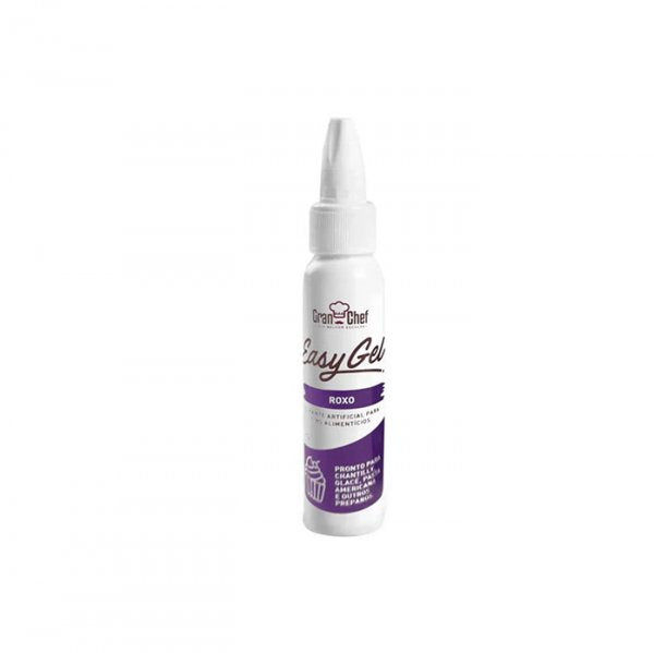 Corante Easy Gel Roxo 25g - Gran Chef